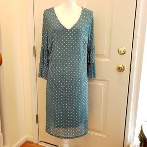 NWT Allison Brittney Polka Dot Dress Size XL